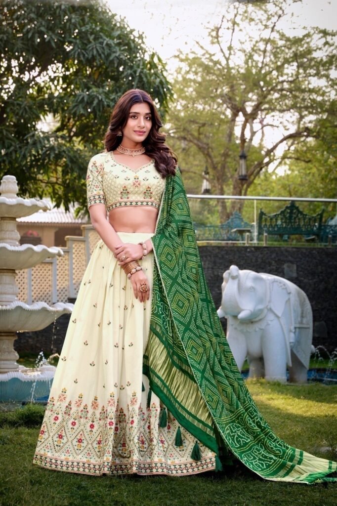Lehenga Choli Khadi Cotton