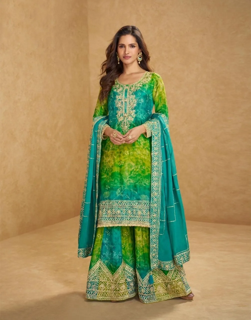Kurti Plazo Set