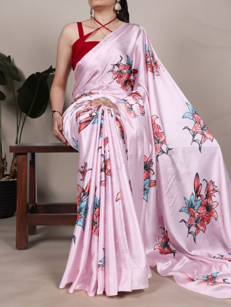 Saree Satin Silk