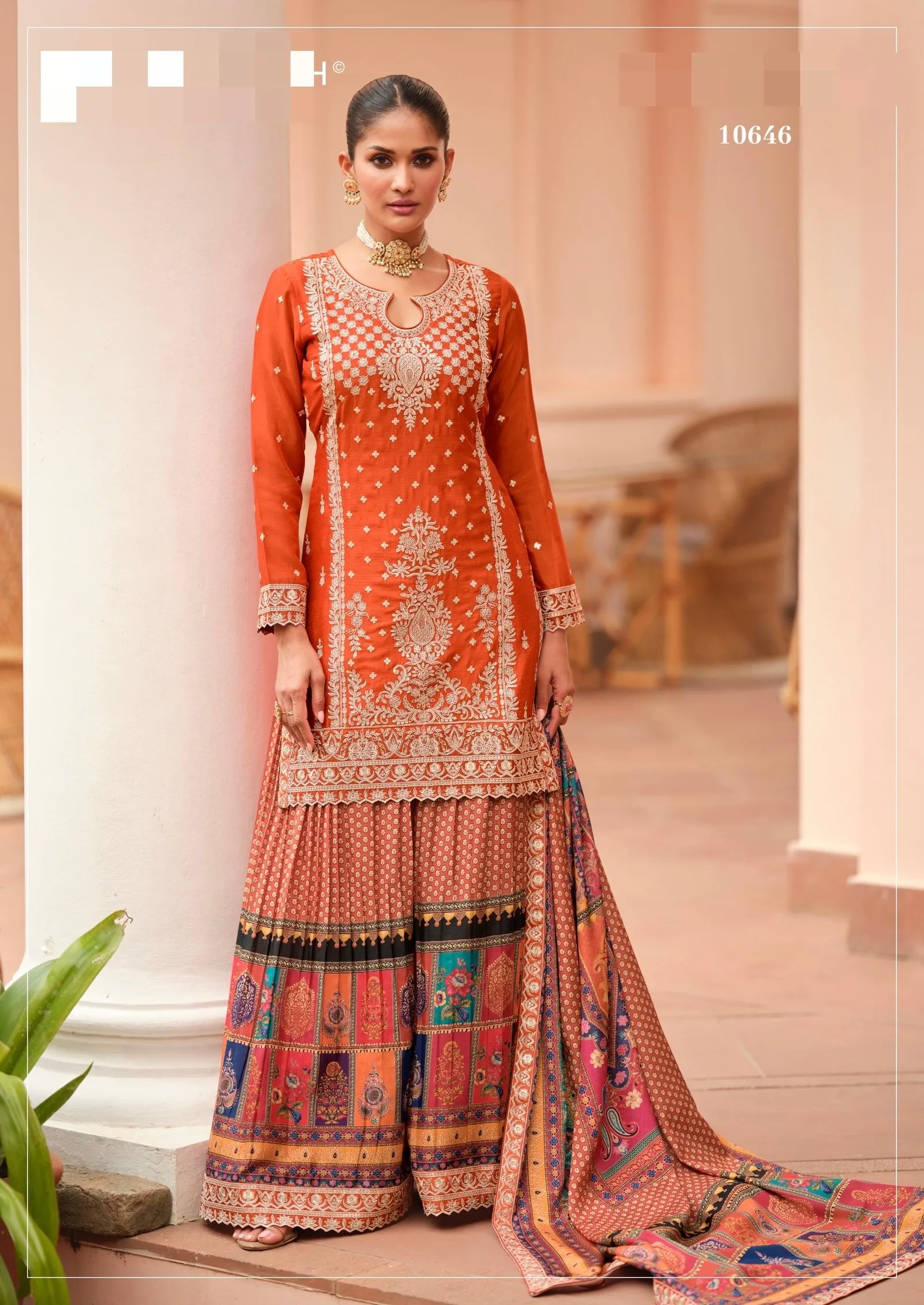 Kurti Plazo Set